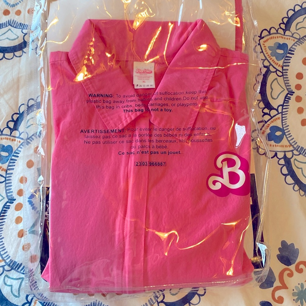 Barbie Pink Power Jumpsuit Costume size XL